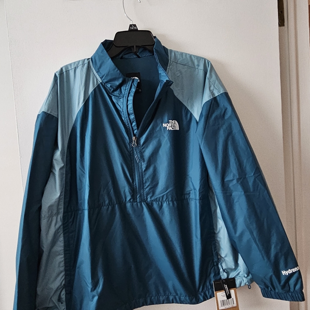 The North Face Teal Two-Tone Half-Zip Windbreaker 2xl New